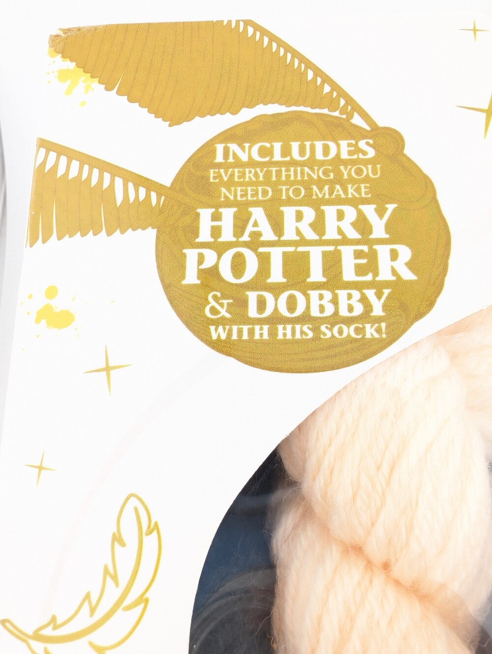 NWT Harry Potter Crochet Set - Yarn, Wand Hook, & Instructions NIB New Craft Kit - Picture 7 of 7